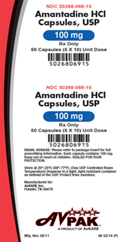 Drug Recall - Label: Amantadine HCl Capsules